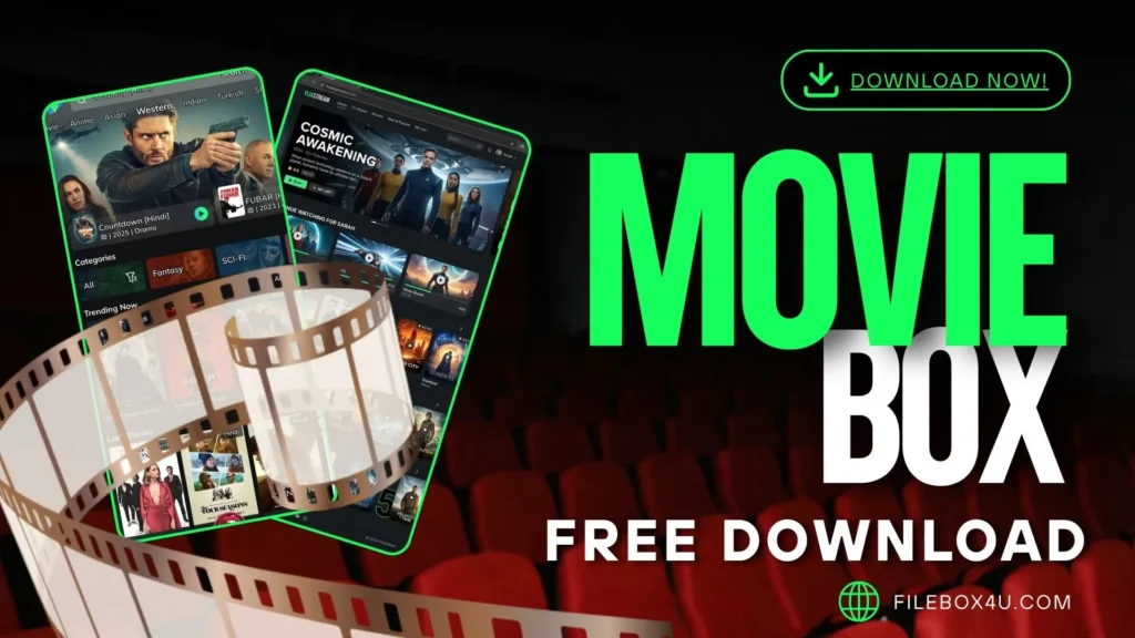 Red Black Modern Cinema Movie Presentation 1