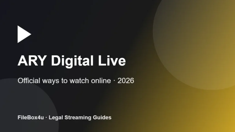 ARY Digital Live Streaming