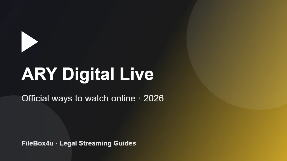 ARY Digital Live Streaming