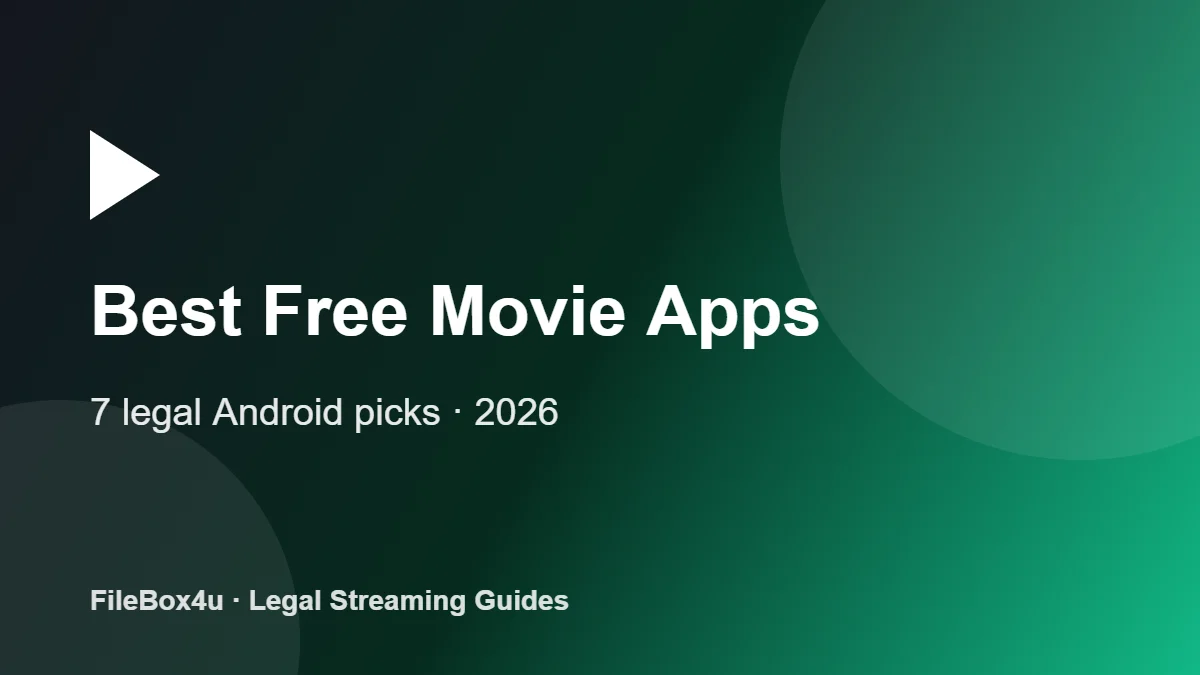 Best Free Movie Apps for Android in India: 7 Legal Picks (2026) 1 Best free movie apps for Android
