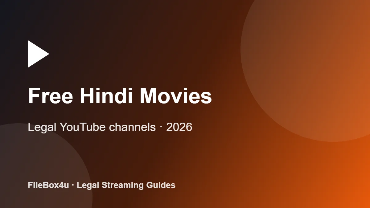Free Hindi movies on YouTube