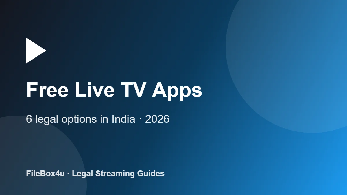 Free live TV app