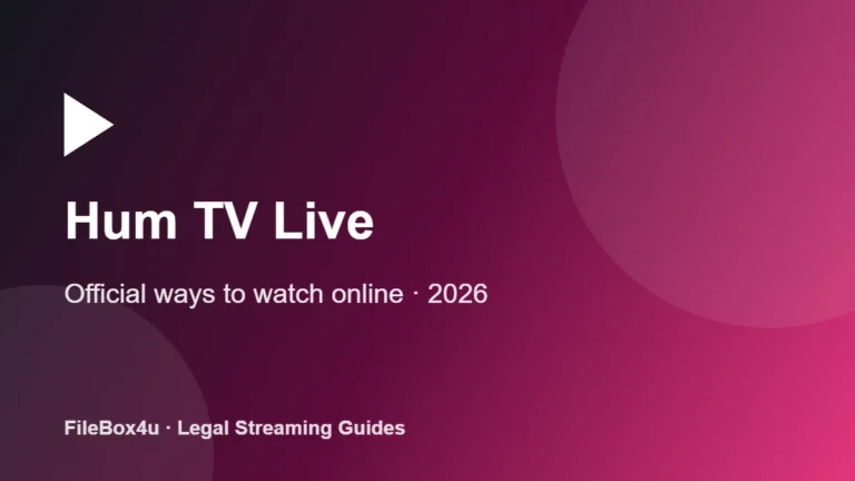 Hum TV Live Streaming