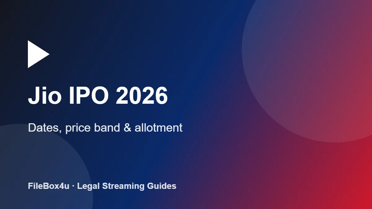 Jio IPO 2026 price band, dates and allotment
