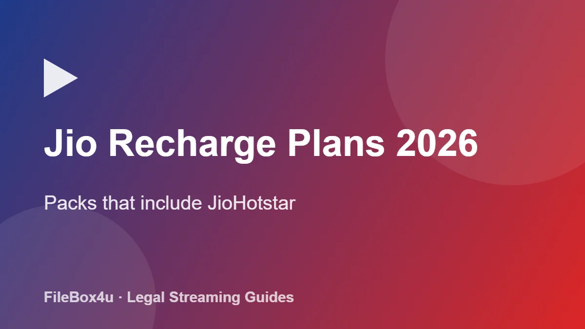 Jio recharge plans
