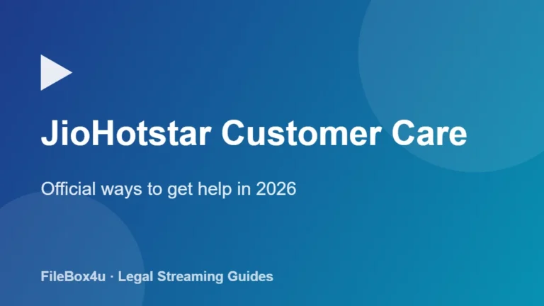 JioHotstar customer care number