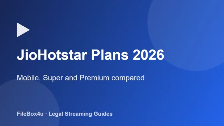 JioHotstar plans