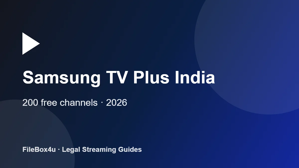 Samsung TV plus India