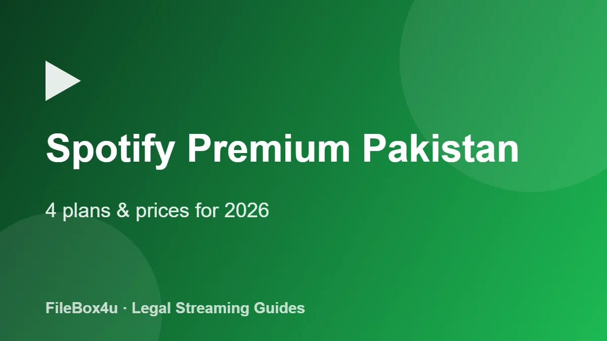Spotify Premium Pakistan 2026: Individual, Student, Duo and Family Prices 1 Spotify Premium Pakistan