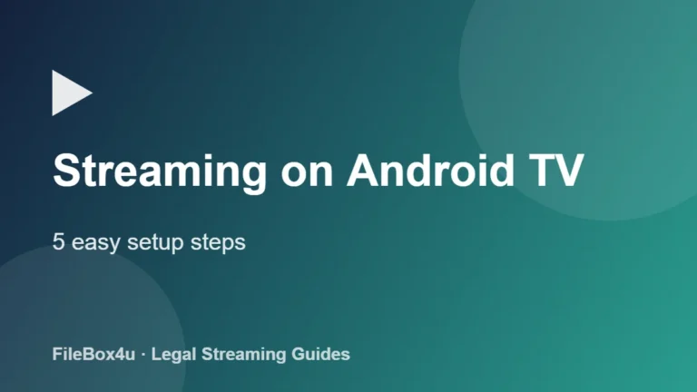 Streaming on Android TV