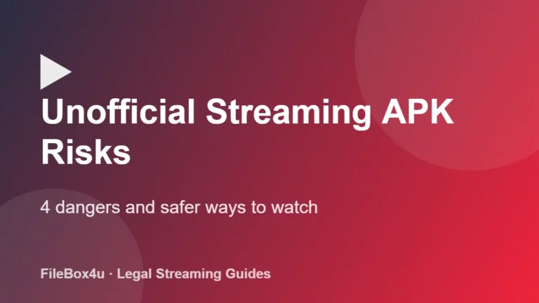 Unofficial streaming APK