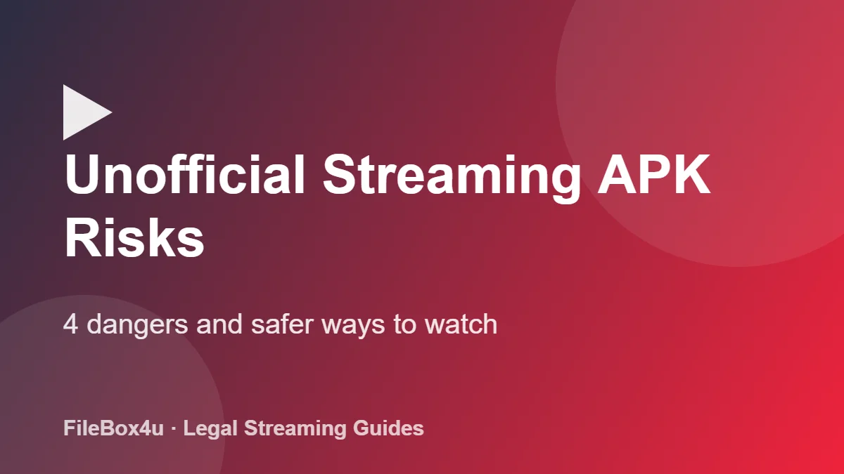 Unofficial streaming APK