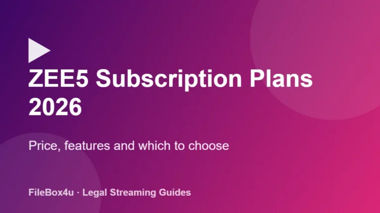 ZEE5 subscription